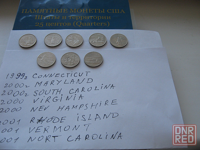 Монеты сша 25 цент Донецк - изображение 3