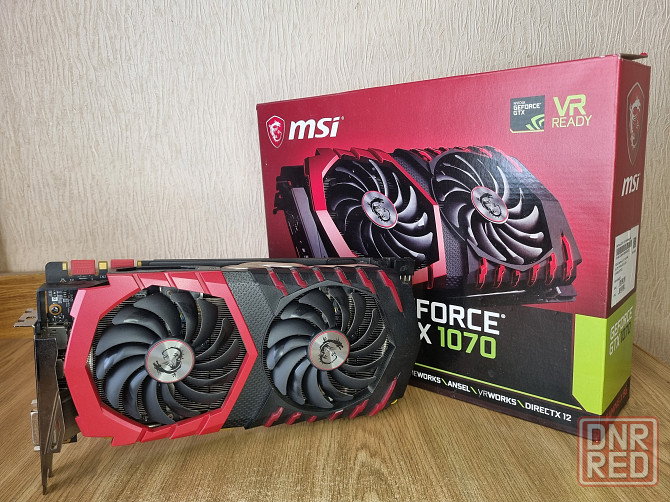 Видеокарта MSI Gaming X GTX 1070 8G Донецк - изображение 2