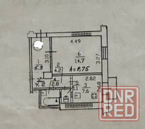Продам 1-но комн 37 м² в Киевском р-не, ул. Артёма, СиТИ. 2/4. Ремонт. Документы готовы. Донецк - изображение 9