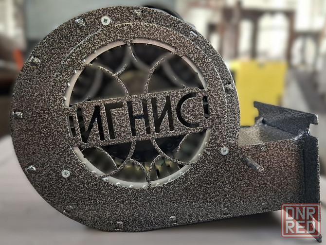 Вентилятор для твердотопливного котла, впа120 c боковой заслонкой Донецк - изображение 1