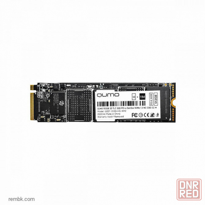 Твердотельный накопитель ssd m.2 nvme qumo novation (q3dt-512ghhs-nm2) 512гб | Гарантия Макеевка - изображение 1