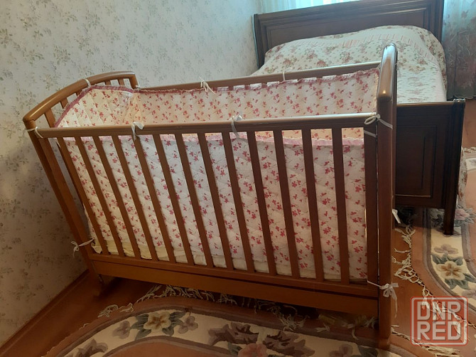 Кроватка производство Италия. Натуральное дерево. Донецк - изображение 1