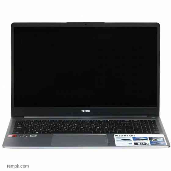 Ноутбук 15.6" tecno megabook k15sda, 1920x1080, ips, amd ryzen 5 7430u, ram 16 гб, ssd 512 гб, amd radeon graphics, windows 11 home, серый | Гара Макеевка