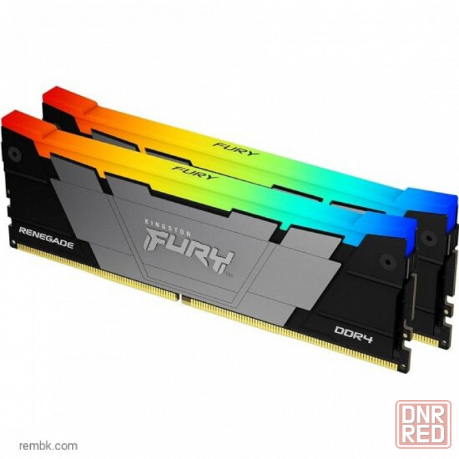 Оперативная память kingston dimm ddr4 64gb(2х32gb) 3600mhz cl18 fury renegade rgb (kf436c18rb2ak2/64) по доступной цене в макеевке днр | Гарантия Макеевка - изображение 1