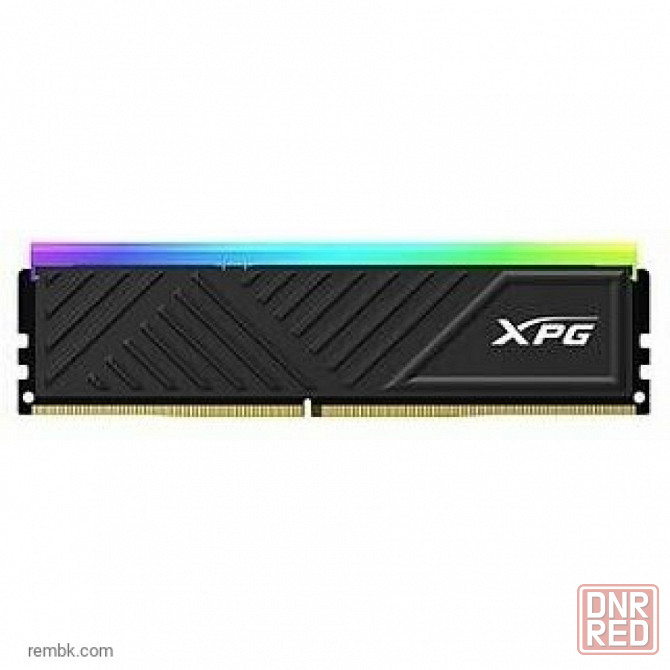 Модуль памяти adata 16gb ddr4 3200 u-dimm xpg gammix d35g rgb gaming memory ( ax4u320016g16a-sbkd35g) black по доступной цене в макеевке днр | Гаранти Макеевка - изображение 1