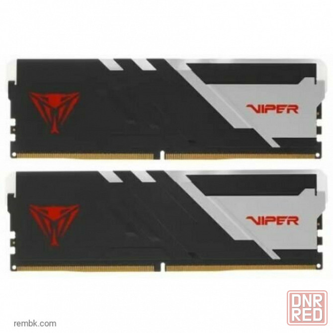 Модуль памяти ddr5 32gb (2*16gb) patriot memory pvvr532g620c40k viper venom rgb pc5-49600 6200mhz cl40 1.35v по доступной цене в макеевке днр | Гарант Макеевка - изображение 1