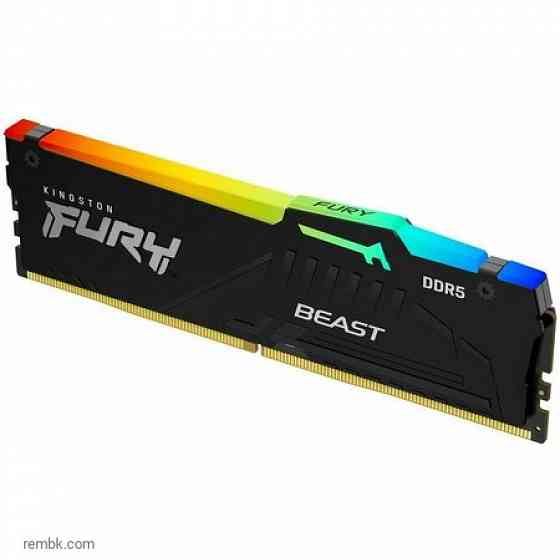 Оперативная память dimm ddr5 kingston fury beast (kf556c40bba-32) rgb 32gb 5600mhz в макеевке днр | Гарантия Макеевка