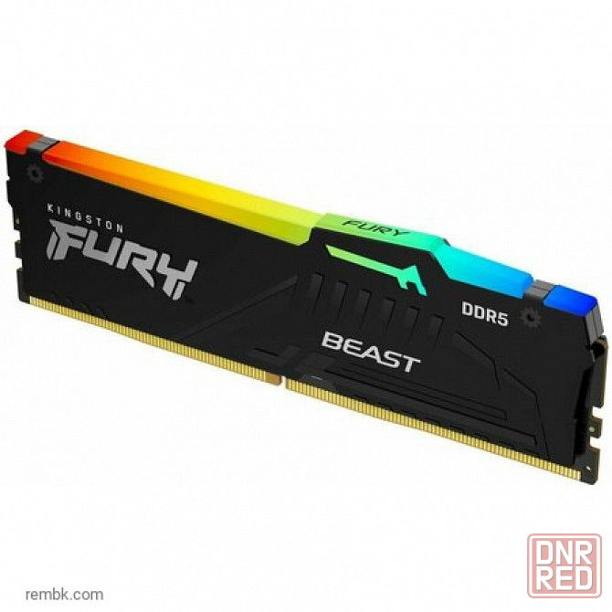 Оперативная память dimm ddr5 kingston fury beast (kf556c40bba-32) rgb 32gb 5600mhz в макеевке днр | Гарантия Макеевка - изображение 1