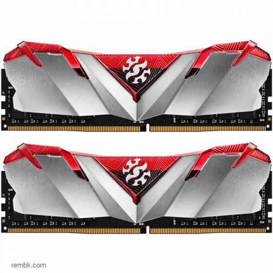 Модуль памяти adata 16gb (2 x 8gb) udimm, xpg gammix d30, 3200mhz cl16-20-20, 1.35v, красный радиатор в макеевке днр | Гарантия Макеевка