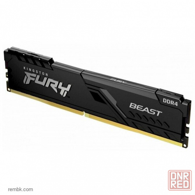 Модуль памяти kingston fury beast black ddr4 dimm 3200mhz pc25600 cl16 - 16gb kf432c16bb/16 в макеевке днр | Гарантия Макеевка - изображение 1