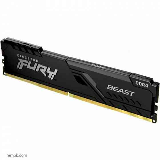 Оперативная память ddr4 kingston 8gb 3200 mhz pc-25600 fury beast black (kf432c16bb/8) в макеевке днр | Гарантия Макеевка