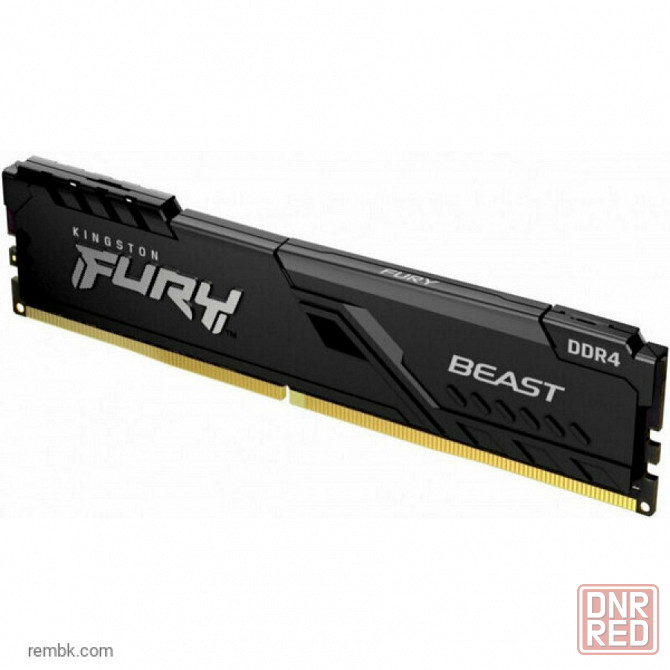 Оперативная память ddr4 kingston 8gb 3200 mhz pc-25600 fury beast black (kf432c16bb/8) в макеевке днр | Гарантия Макеевка - изображение 1