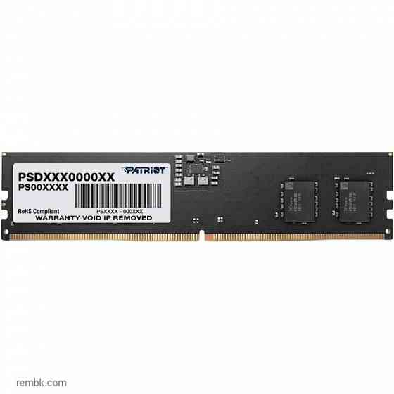 Оперативная память patriot memory sl 8 гб (8 гб x 1 шт.) ddr5 5200 мгц dimm cl42 psd58g520041 в макеевке днр | Гарантия Макеевка