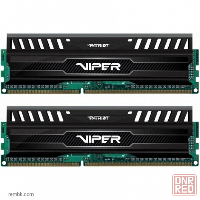 Оперативная память ddr3 patriot viper 3 - 2x 4gb, 1600 мгц, dimm, cl9 (pv38g160c9k) в макеевке днр | Гарантия Макеевка - изображение 1