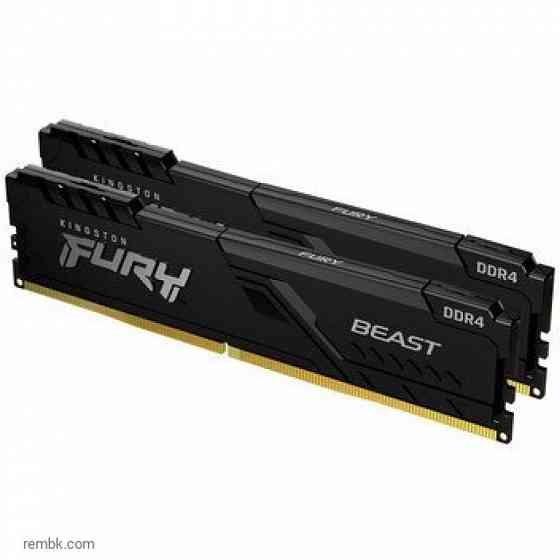 Оперативная память ddr4 kingston 16gb (2x8gb) 3600 mhz pc-28800 fury beast black (kf436c17bbk2/16) в макеевке днр | Гарантия Макеевка