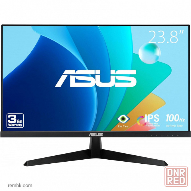 Монитор 23.8" asus vy249hf, 1920х1080, 100 гц, ips, черный (90lm06a3-b01a70) | Гарантия Донецк - изображение 1