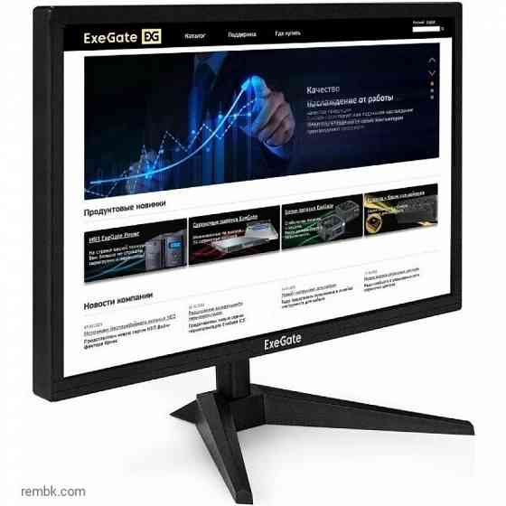 Монитор 27 exegate eb2700 (tn led grade a+, fhd, 1920x1080@60гц, 16:9, 200cd/m2, 1000:1, 178/178, 5m | Гарантия Донецк