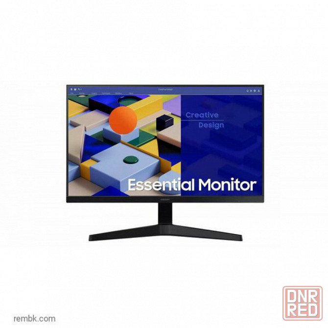 Монитор 27" samsung s27c310eai черный ips 75hz 1920x1080, 5ms, 250 cd/m2 d-sub hdmi | Гарантия Донецк - изображение 1