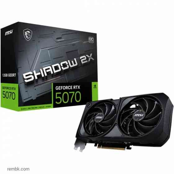 Видеокарта Msi NVIDIA GeForce RTX 5070 SHADOW 2X OC 12G Донецк