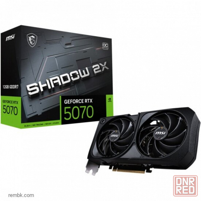 Видеокарта Msi NVIDIA GeForce RTX 5070 SHADOW 2X OC 12G Донецк - изображение 1