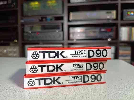 Запечатанные аудиокассеты TDK-D90 1986 г. Донецк