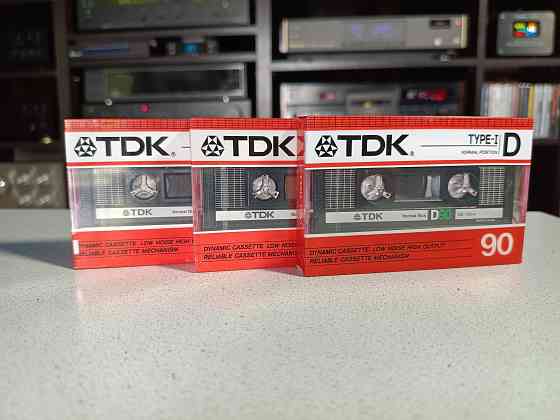 Запечатанные аудиокассеты TDK-D90 1986 г. Донецк