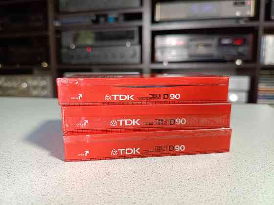 Запечатанные аудиокассеты TDK-D90 1986 г. Донецк