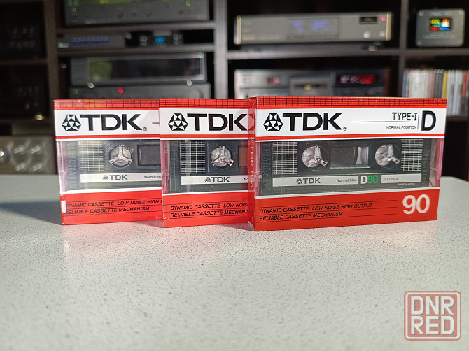 Запечатанные аудиокассеты TDK-D90 1986 г. Донецк - изображение 1