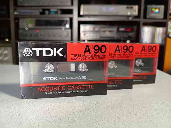 Запечатанные аудиокассеты TDK-А90 Донецк