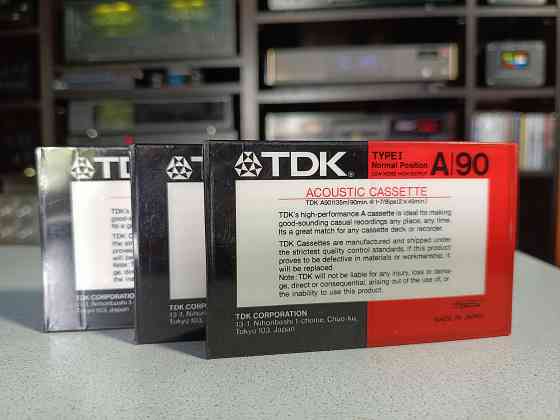 Запечатанные аудиокассеты TDK-А90 Донецк