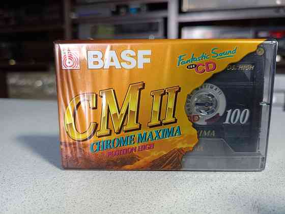 Запечатанная аудиокассета BASF-CMII -Chrome Maxima-100 Донецк