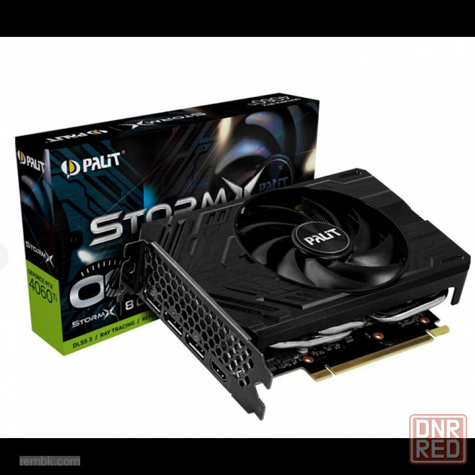 Видеокарта Palit GeForce RTX 4060Ti StormX OC 8Gb (NE6406TS19P1-1060F) Донецк - изображение 1