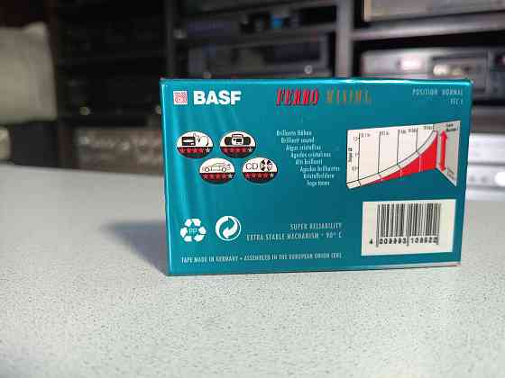 Запечатанная аудиокассета BASF-Ferro Maxima I-90 Донецк