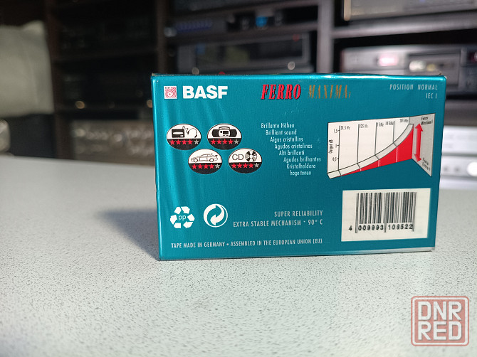 Запечатанная аудиокассета BASF-Ferro Maxima I-90 Донецк - изображение 2