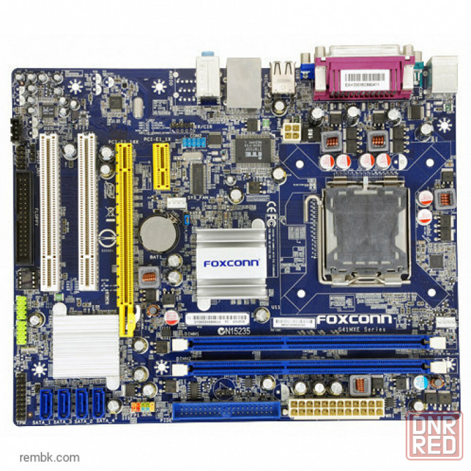 Материнская плата foxconn g41mxe lga775 б/у в макеевке днр | Гарантия Донецк - изображение 1