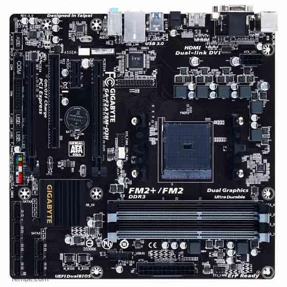 Материнская плата gigabyte ga-f2a78m-d3h (rev. 3.0) б/у в макеевке днр | Гарантия Донецк