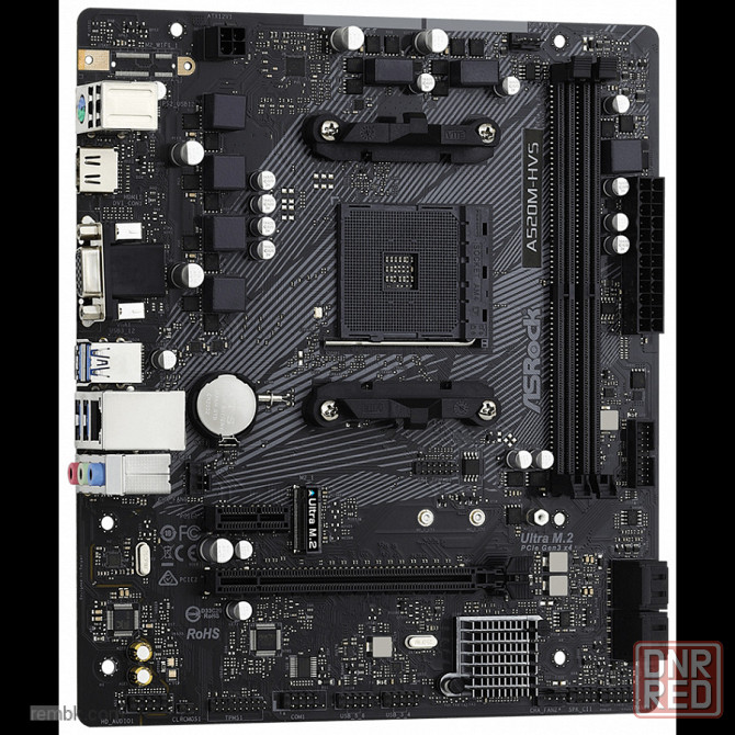 Материнская плата am4 asrock a520m-hvs в макеевке днр | Гарантия Донецк - изображение 1
