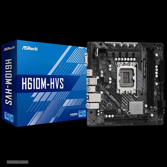 Материнская плата asrock h610m-hvs soc-1700 intel h610 в макеевке днр | Гарантия Донецк