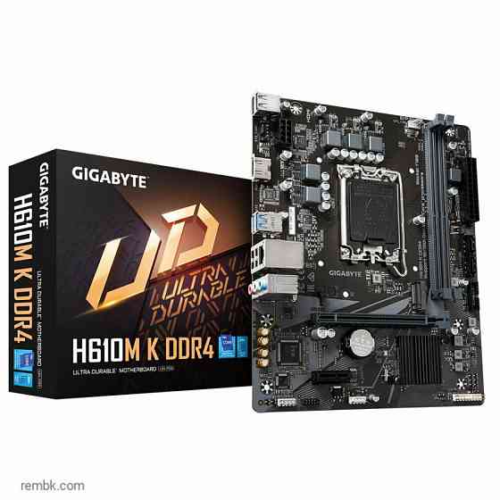 Материнская плата gigabyte h610m k ddr4 lga1700 в макеевке днр | Гарантия Донецк