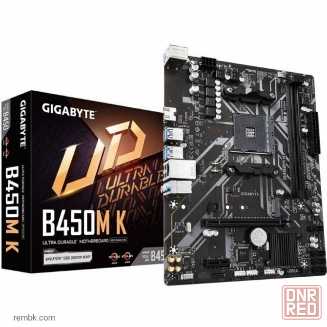 Материнская плата gigabyte b450m k (am4, matx) в макеевке днр | Гарантия Донецк - изображение 1