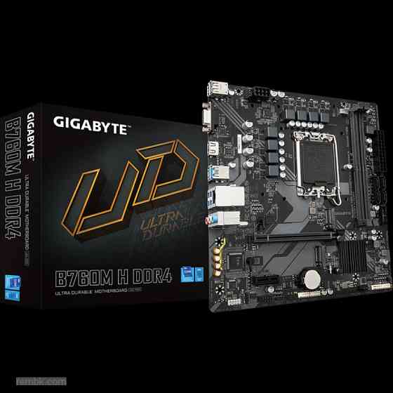 Материнская плата gigabyte b760m h ddr4 lga1700 в макеевке днр | Гарантия Донецк