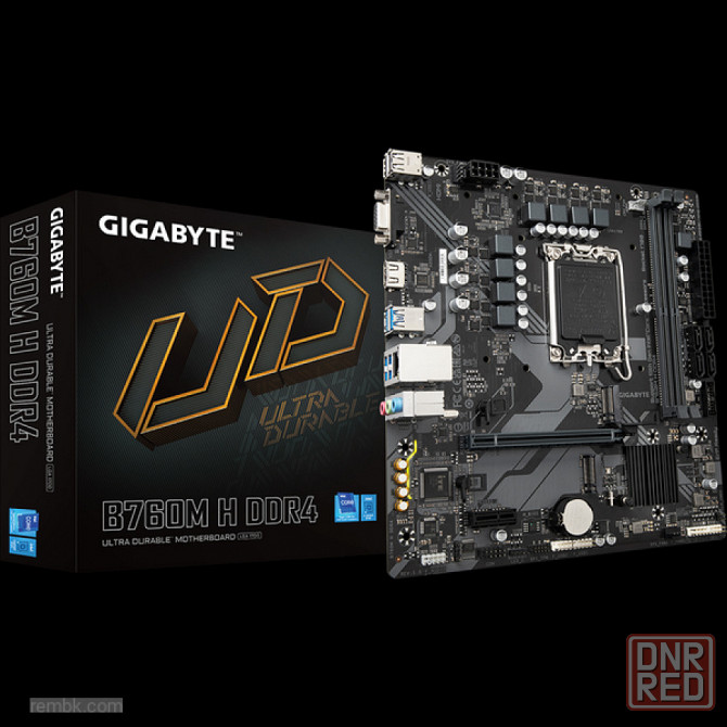 Материнская плата gigabyte b760m h ddr4 lga1700 в макеевке днр | Гарантия Донецк - изображение 1