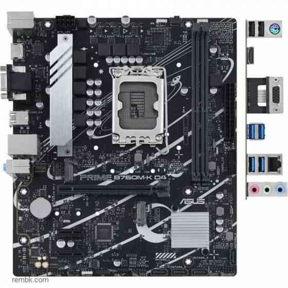 Материнская плата asus prime b760m-k d4 socket 1700 b760 2xddr4 1xpci-e 16x 2xpci-e 1x 4xsata iii matx retail в макеевке днр | Гарантия Донецк