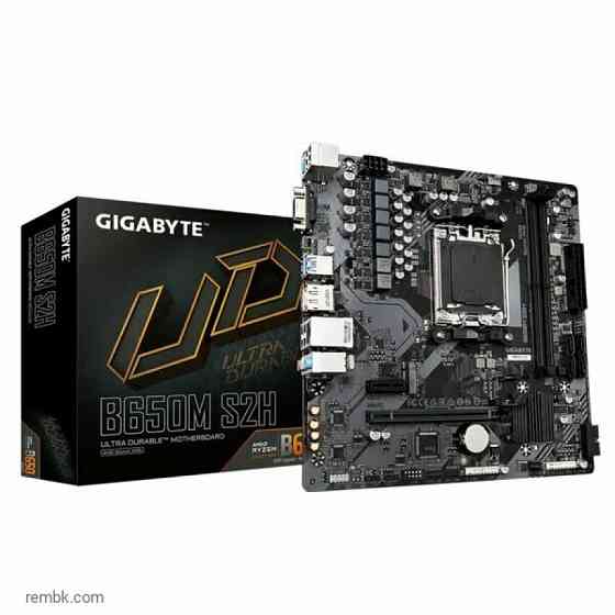 Материнская плата gigabyte b650m s2h, socket am5, matx, rtl в макеевке днр | Гарантия Донецк