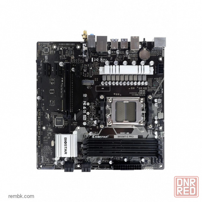 Материнская плата biostar b650mt-e pro, socketam5, amd b650, matx по доступной цене в макеевке днр | Гарантия Донецк - изображение 1