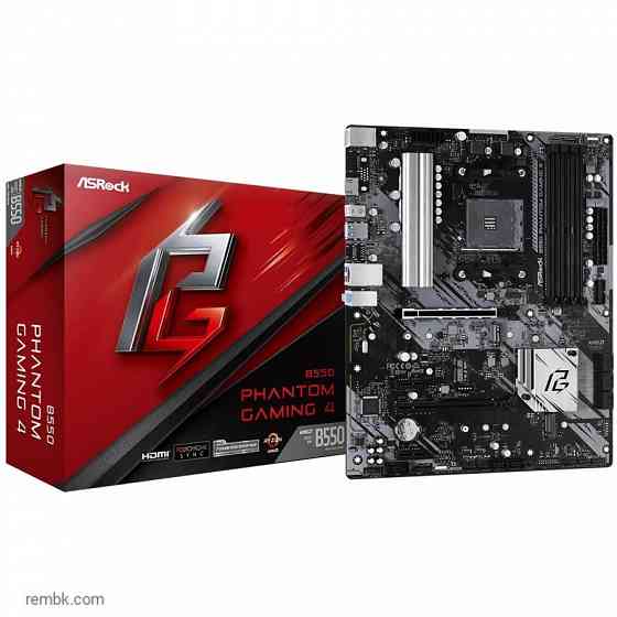 Материнская плата asrock b550 phantom gaming 4 am4 в макеевке днр | Гарантия Донецк