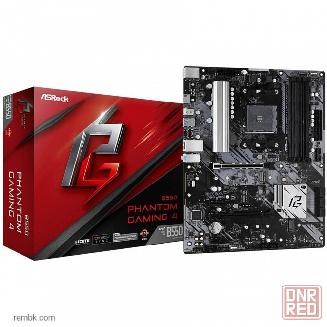 Материнская плата asrock b550 phantom gaming 4 am4 в макеевке днр | Гарантия Донецк - изображение 1