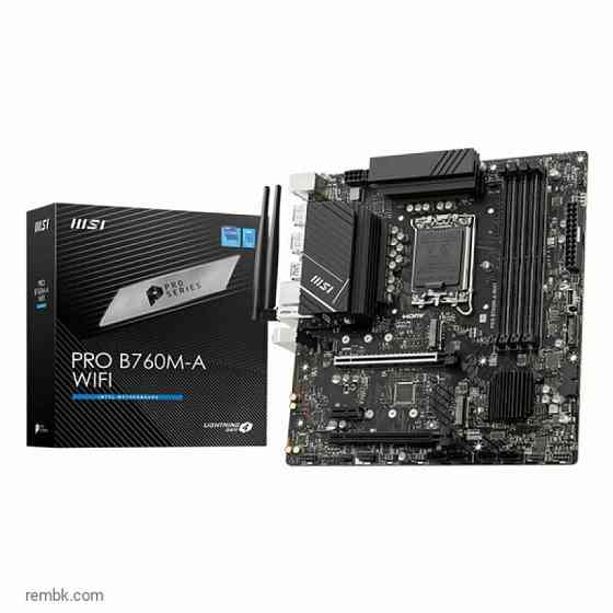 Материнская плата msi pro b760m-a wifi ddr5 lga1700 в макеевке днр | Гарантия Донецк