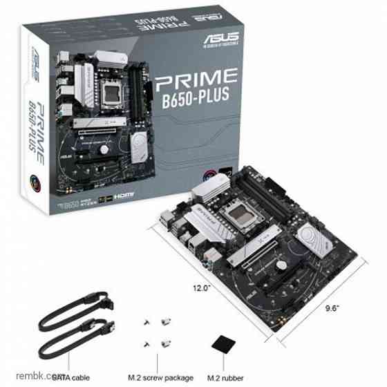 Материнская плата asus prime b650-plus (am5, atx) по доступной цене в макеевке днр | Гарантия Донецк
