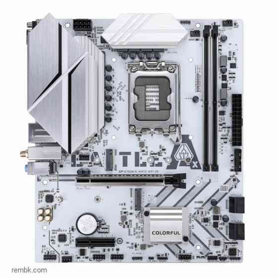 Материнская плата colorful b760m-g white wifi d5 v20, lga1700, intel b760, micro-atx, rtl (battle-ax b760m-g white wifi d5 v20) по доступной цене в ма Донецк